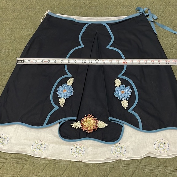 Anthropologie blue skirt 8 - Picture 9 of 14